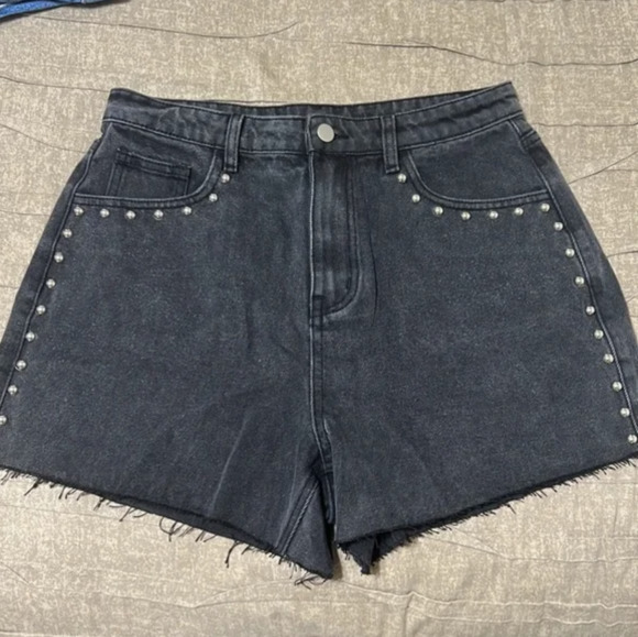 Studded Detail Shorts